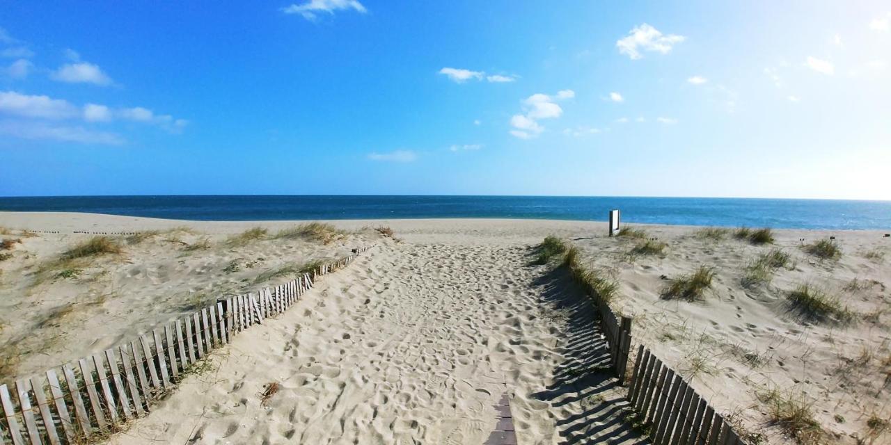 Vue Mer Panoramique Wifi Gratuit Le Barcarès Exterior foto
